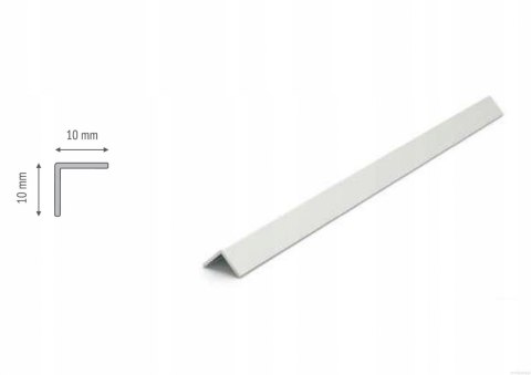 KĄTOWNIK ALU, LAKIEROWANY ANTRACYT 10X10x1,2/2,5M