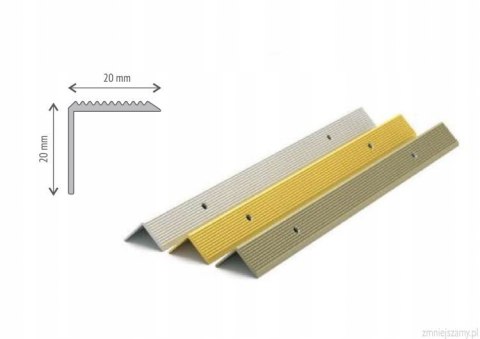 LISTWA PROGOWA A20 ALUMINIOWA - 100 cm