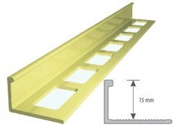 Listwa mosiężna do glazury M15/200cm