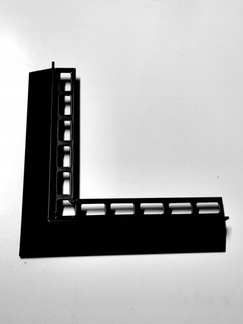 Okapnik aluminiowy AOK25LAKIER SZARY /2,5M