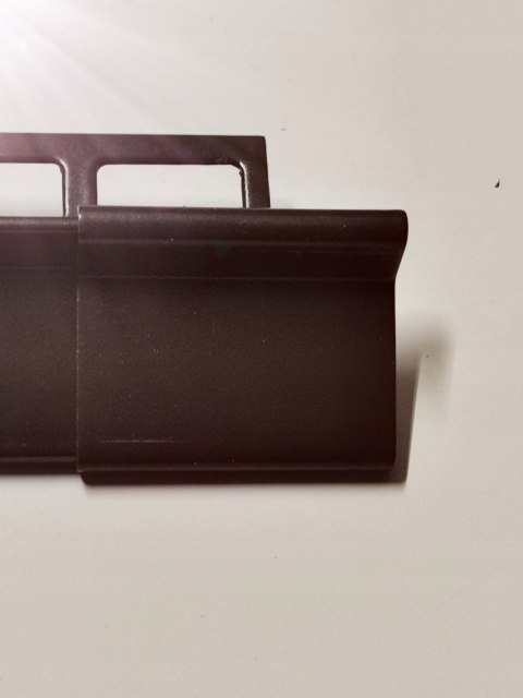 Okapnik aluminiowy AOK25LAKIER SZARY /2,5M