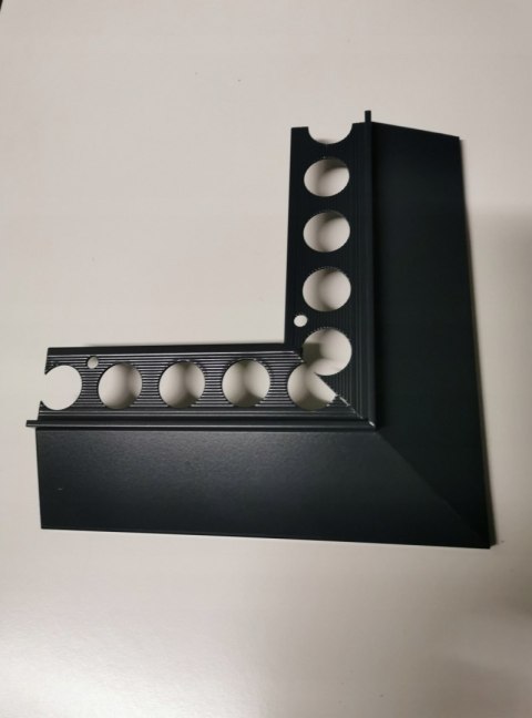 Okapnik aluminiowy SZARY AOK45/2,5M