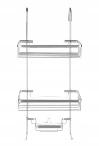 Półka prysznicowa zawieszana- srebrna