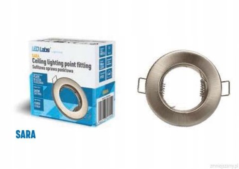 Oprawa halogenowa SARA CHROM SATYNA LED GU-10