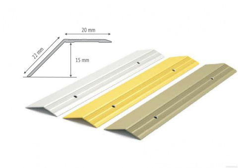 LISTWA PROGOWA AD15 ALUMINIOWA - 100 cm