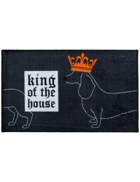 DYWANIK UNI. 40X60 KING OF THE HOUSE CZARNY