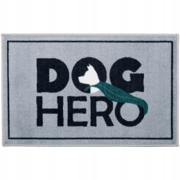 DYWANIK UNI. 60X100 DOG HERO SZARY