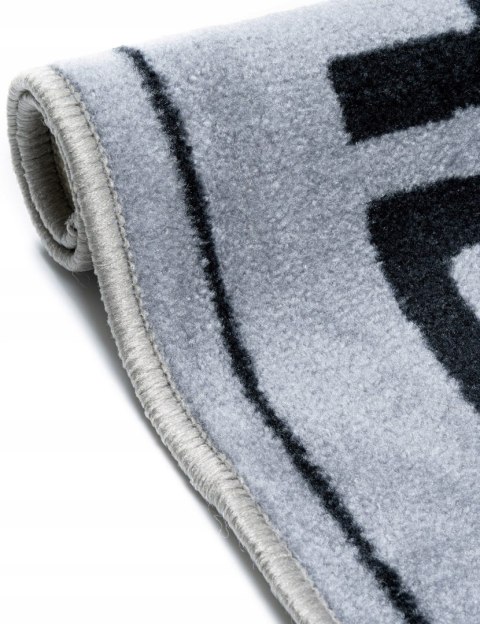 DYWANIK UNI. 60X100 DOG HERO SZARY