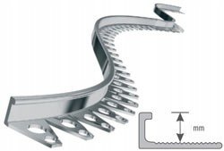 Listwa narożna do glazury A6 Ł / 250 cm