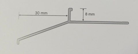 Okapnik aluminiowy AOK30/2,5M