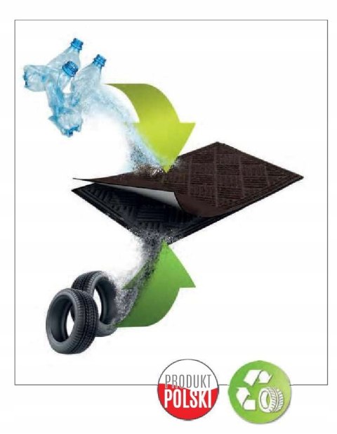 WYCIERACZKA CONTOURS PARQUET 45X75 SZARA