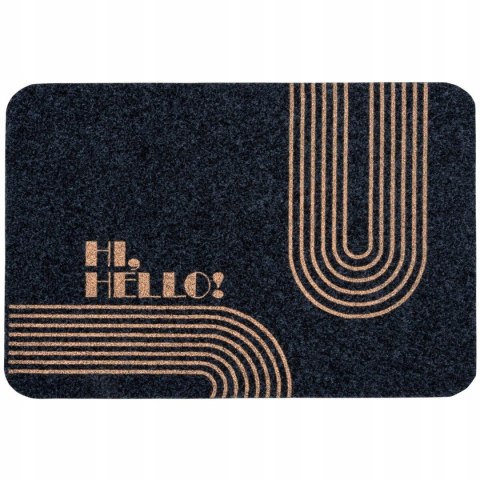 Wycieraczka AT HOME 50X80 HELLO MODERN ANTRACYT