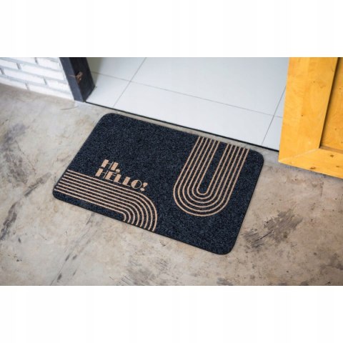 Wycieraczka AT HOME 50X80 HELLO MODERN ANTRACYT