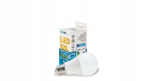Żarówka LED E27 10W A60 NEUTRALNA