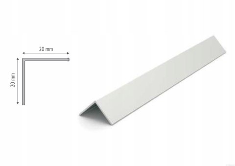 KĄTOWNIK PCV ZŁOTY DĄB/ 8520/ 20X20x1,2/ 2,5M